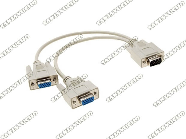 &+  CONECTOR PC 1 VGA A 2 VGA